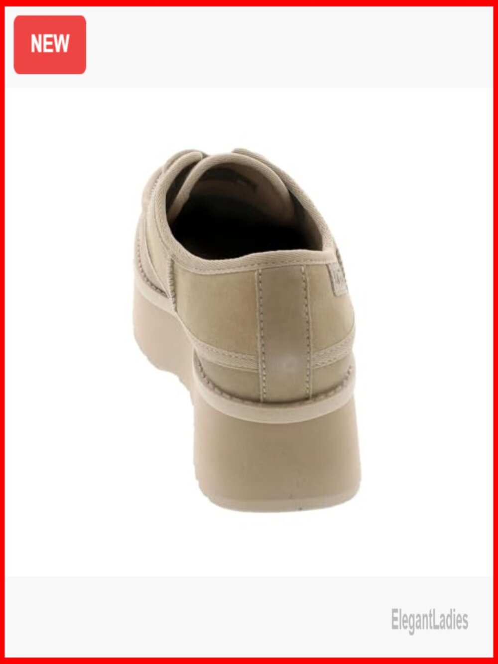 Water-Resistant Platform Sneakers Size 9 Casual Lace-Up Oxfords - Picture 6 of 6